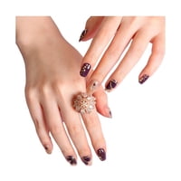 Tiolla - Uñas Sticker Efecto Gel Romantic Wine