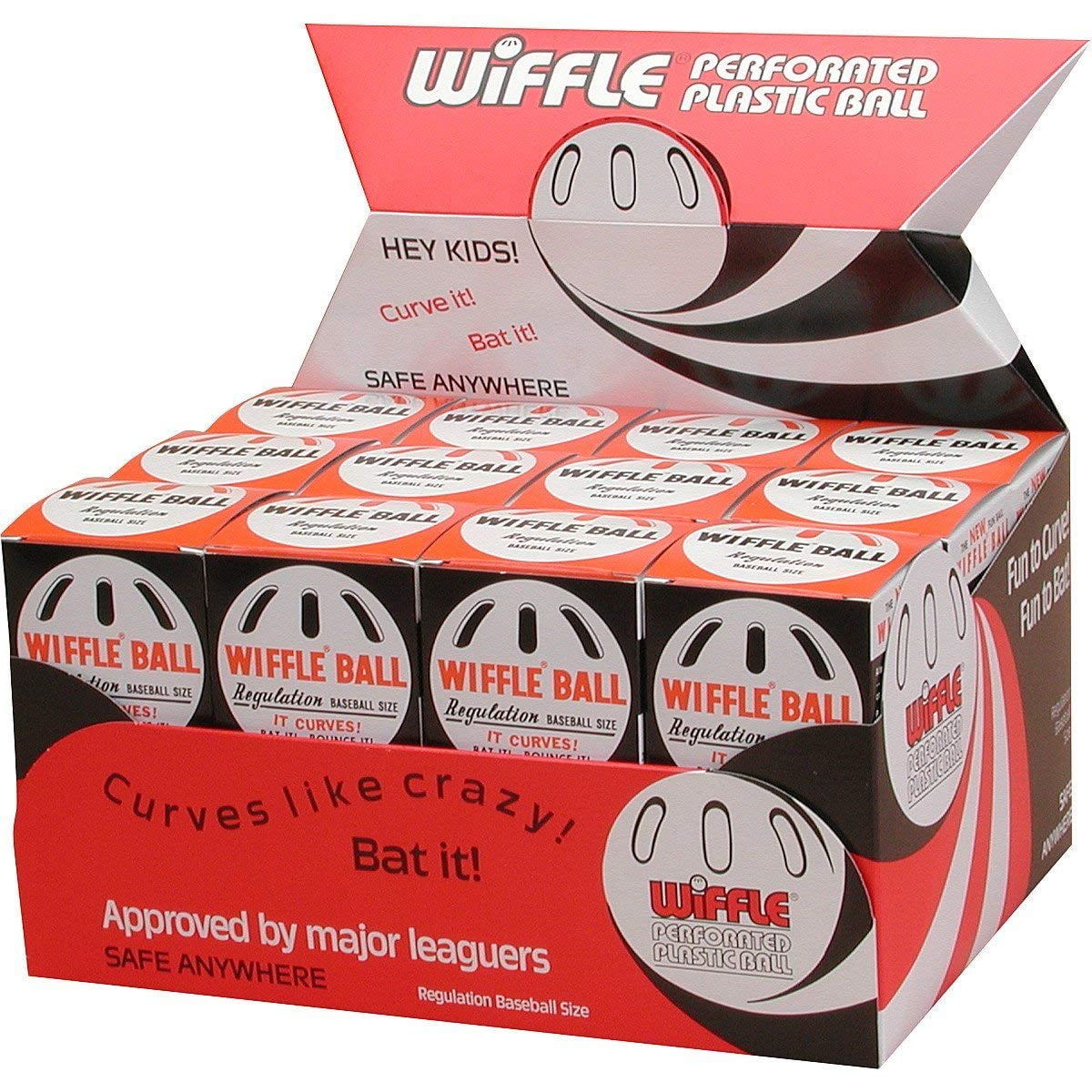 Pelota De Béisbol Wiffle Ball, Marca Original, Tamaño Reglamentario, 24 Unidades