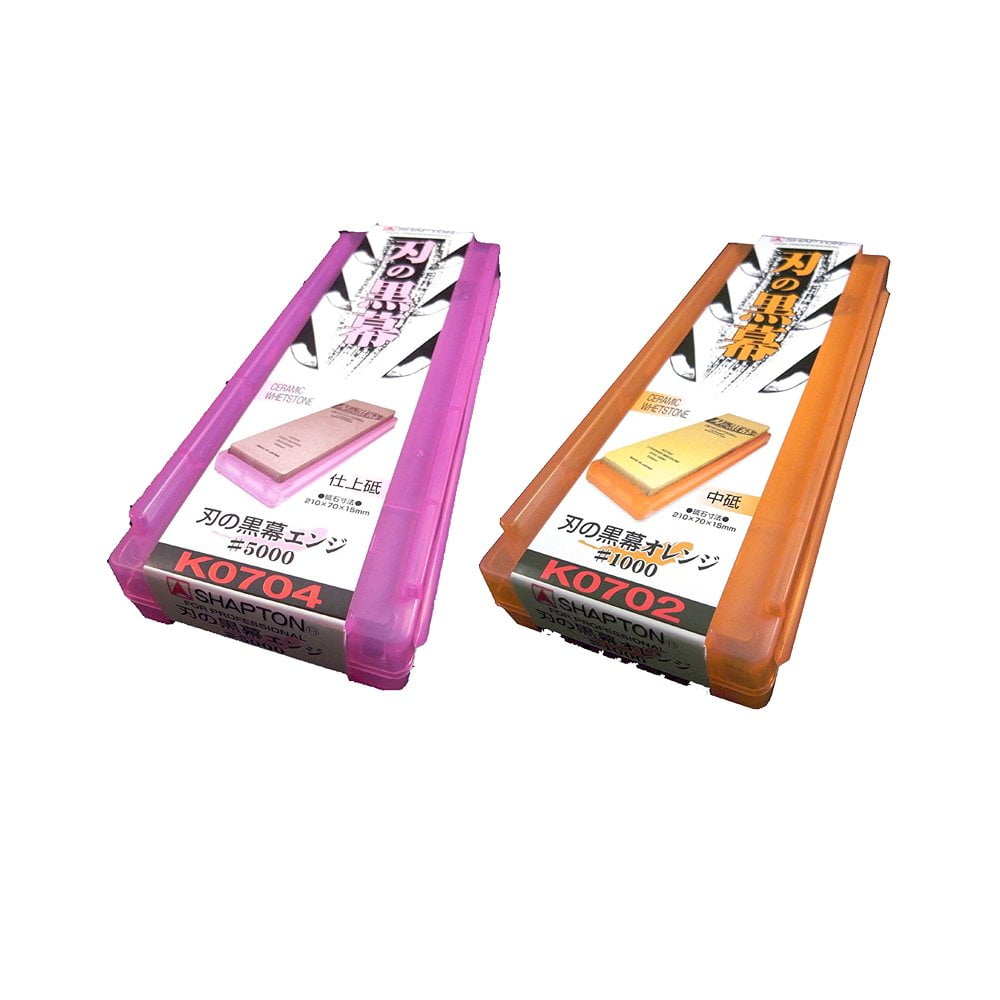 Set A De Cerámica Whetstone Shapton Ha No Kuromaku #1000 #5000