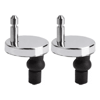 Genérico - Bisagras De Asiento De Inodoro C/Tornillo D/Goma Expansible