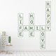 thumbnail image 2 of Decomural Love Life Family Scrabble Tile WS-34254, 2 of 2