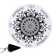 thumbnail image 5 of Tablero De Péndulo De Estrella Brujería Con Colgante Negro Collar Rebanada Radiestesia Blanco A, 5 of 5