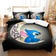 thumbnail image 1 of Stitch Pillow Cover Duvet Set Cute Bedding Supplies for Children Boys and Girls Bedding Decoration Bed Sheets, 1 of 5