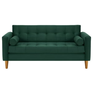Bodevir - Sofa Retro 3C Felpa 04 Verde Botella