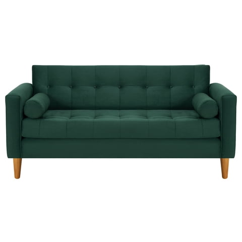 Bodevir - Sofa Retro 3C Felpa 04 Verde Botella