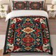 thumbnail image 1 of Traditional Pattern Bedding Set | Includes 1 Duvet Cover and 2 Pillowcases Multicolor Print, 1 of 5