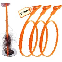 Eliminador De Obstrucciones De Desagüe Drain Snake Forlivese, Paquete De 3 Unidades, 63,5 Cm