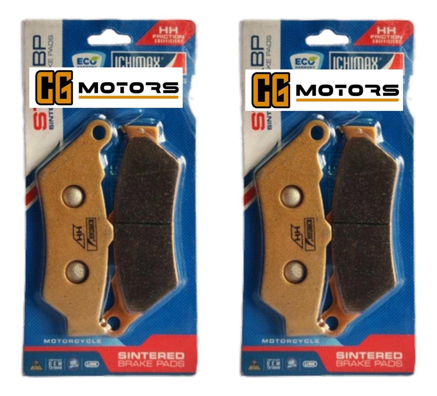 Genérico - Pastillas Freno Delanteras Bmw F750Gs/F850Gs Sinterizadas Negro