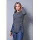 thumbnail image 2 of Elegante y Chic Top de Otoño con Aberturas y Mangas Largas, 2 of 5