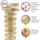 thumbnail image 4 of Juego de torre de madera de 15 cm, juego de construcción con bloques para niños y adultos, juego de torre derribable al aire libre, un juego, 4 of 5