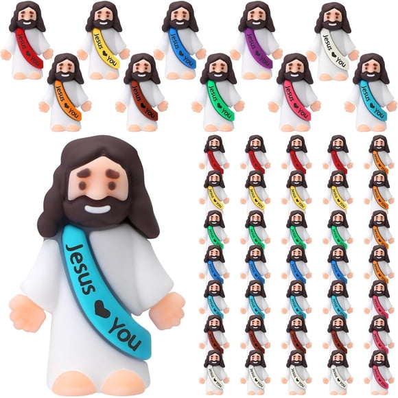 Mini Figuras de Jesús Bememo, 50 Unidades, 3 x 3,5 cm