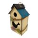 thumbnail image 4 of Casa Colgante Para Pájaros, Decoración Exterior De Jardín Para Patio, Regalo Para Amantes De Las Aves, Color Amarillo, 4 of 5