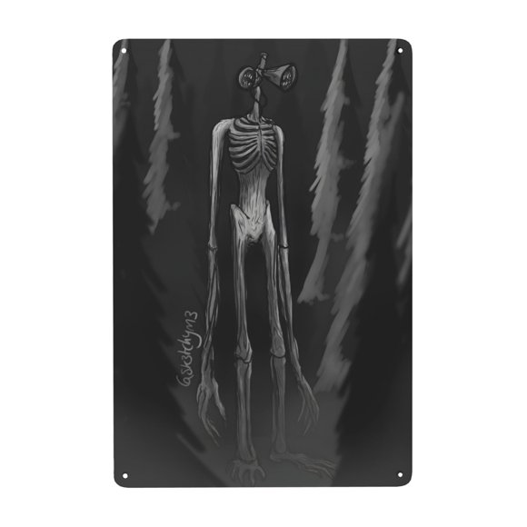 Cartel de Metal Desmarcar Siren Head 30x20 cm