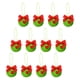 thumbnail image 1 of 12 Adornos Navideños Peludos, Adornos Navideños, Adornos De Duende Peludo Hechos A Mano Con Lazo, 1 of 5