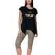 thumbnail image 1 of Pijama Capri Mujer Negro XL, 1 of 3