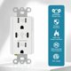 thumbnail image 2 of Enchufe de pared USB Micmi 65 W 2 puertos USB‑C, 15 A, paquete de 10, 2 of 7