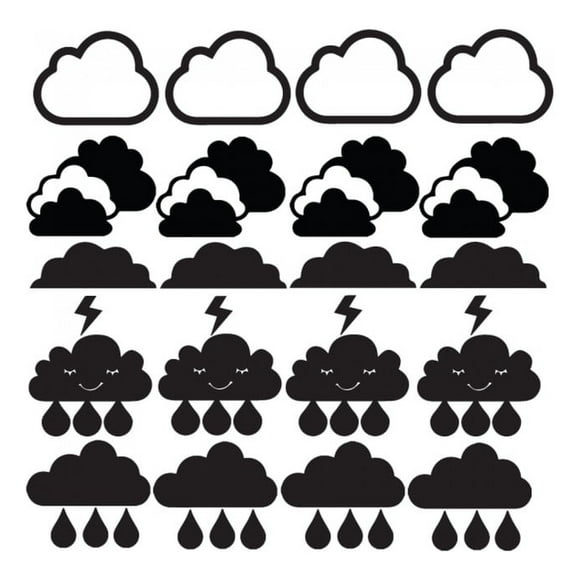 Decomural Cloud Kids Weather Set WS-33347