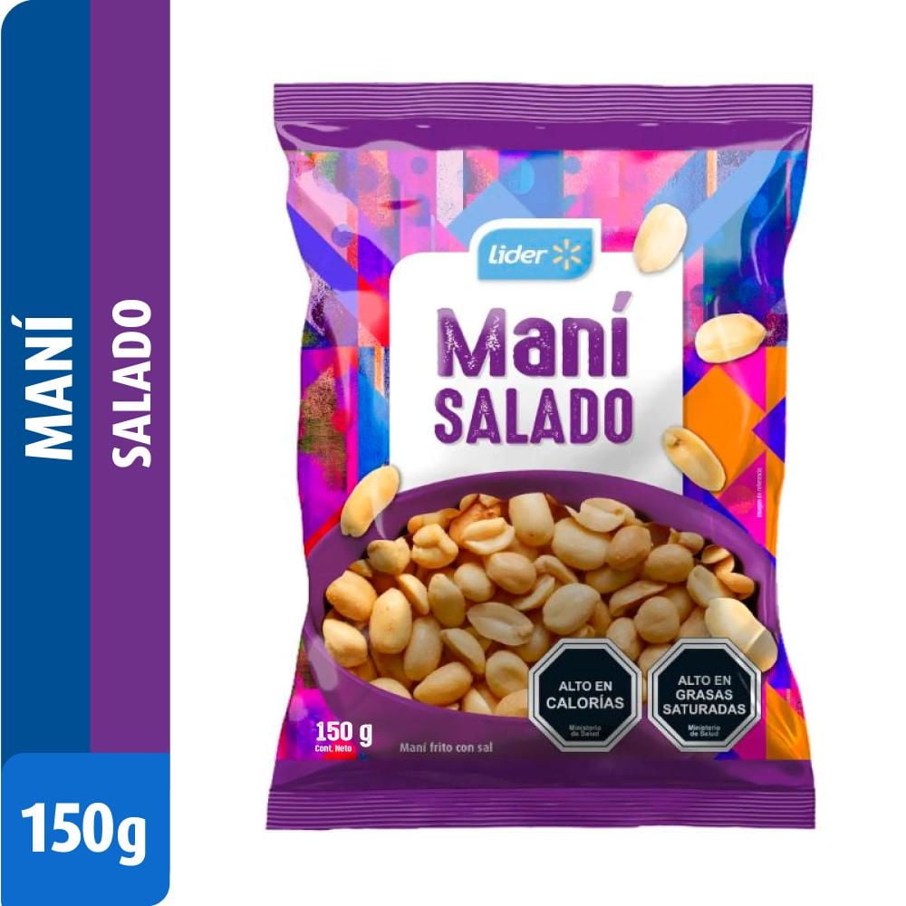 Maní Salado 150 g Lider