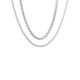 thumbnail image 1 of Cadena Believe para Hombre de Acero Inoxidable de 56 cm y 4 mm, Set de 2, 1 of 3