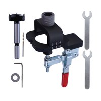 Magideal - Abridor De Agujeros Para Carpintería De 35Mm, Kit De Plantilla De Bisagra, Abridor De Agujeros, Rango De Ajuste De , Plantilla De Perforación De