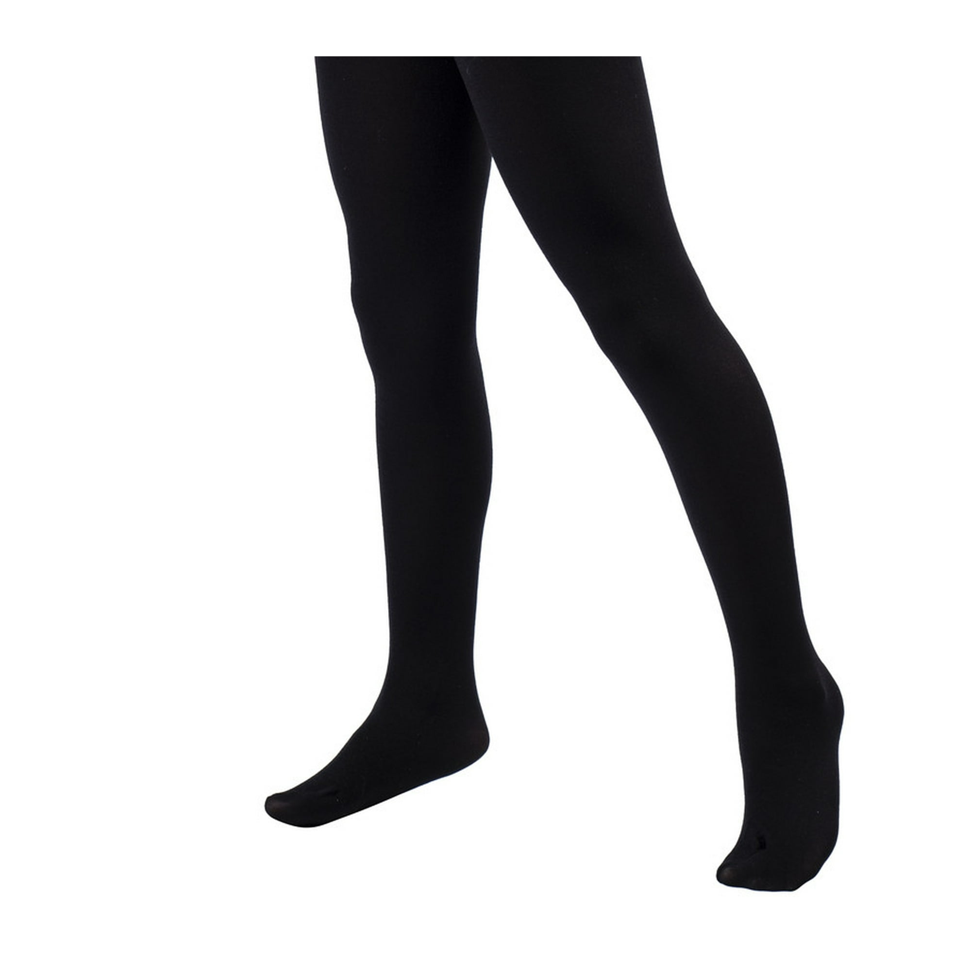 Ingesa - Panty Niña Ballet Baile Gruesa 80 Denier Danza 7 - 10 Años Negro