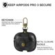 thumbnail image 5 of Funda de Cuero Antigolpes para AirPods Pro 3 YOPLYB, 5 of 6