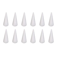 Bothyi - Proyecto De Árbol De Navidad Con Conos De Espuma Artesanales, 12 Uds., Para Centro De Mesa De Festival, 15Cm