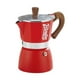 thumbnail image 3 of Cafetera Espresso Manual Portátil Para Cocina, Cafetera Moka Para Oficina, Hogar, Cafetería, 300 Ml, Color Rojo, 3 of 3