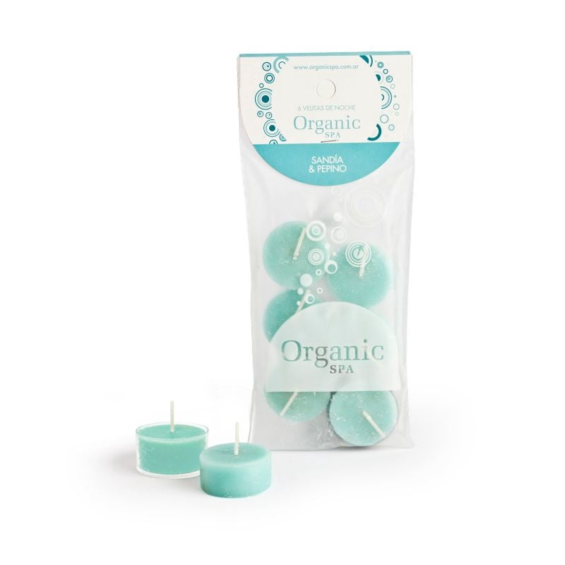Vela Sandia/pepino, 6 Unidades 1 Un Organic Spa