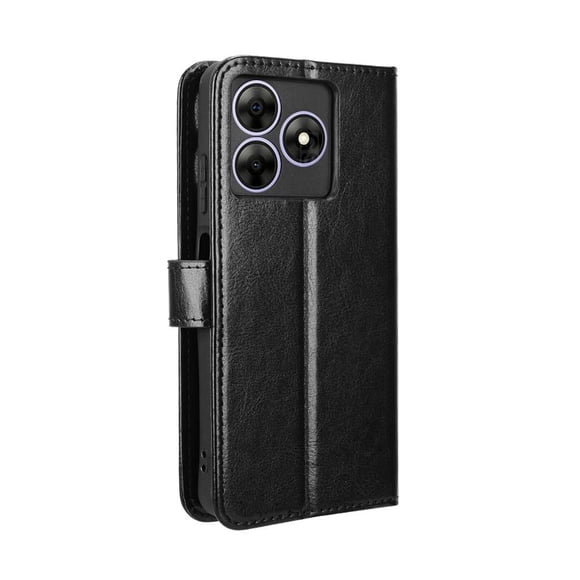 Funda tipo libro para Blackview Wave 8/Wave 8C/Oscal Flat 2, cartera todo‑en‑uno, funda multifuncional con tarjetero y correa de muñeca desmontable