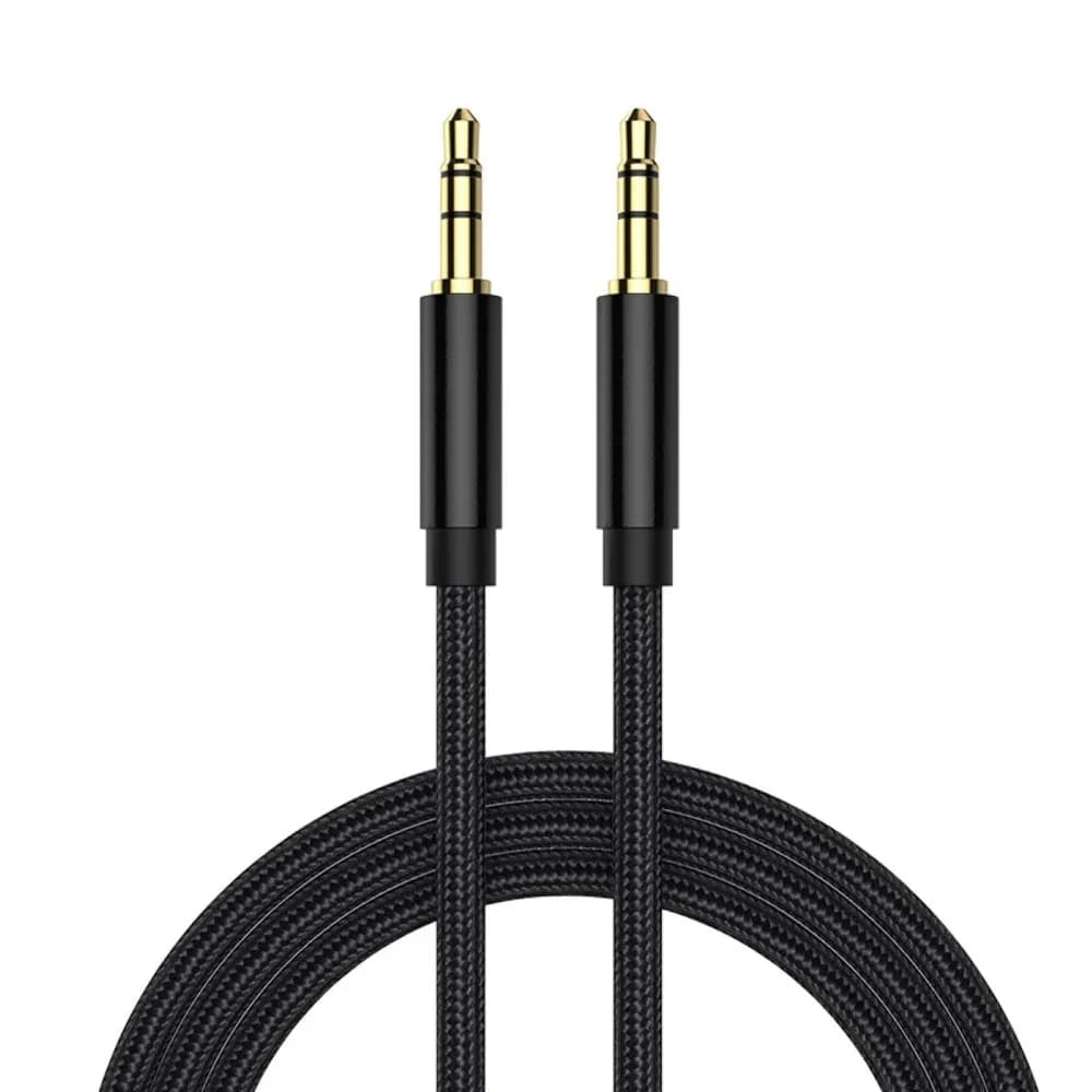 Tecmaster - Cable Auxiliar Jack Plug 3.5 Mm Aux Audio Premium 1,8 M Hifi