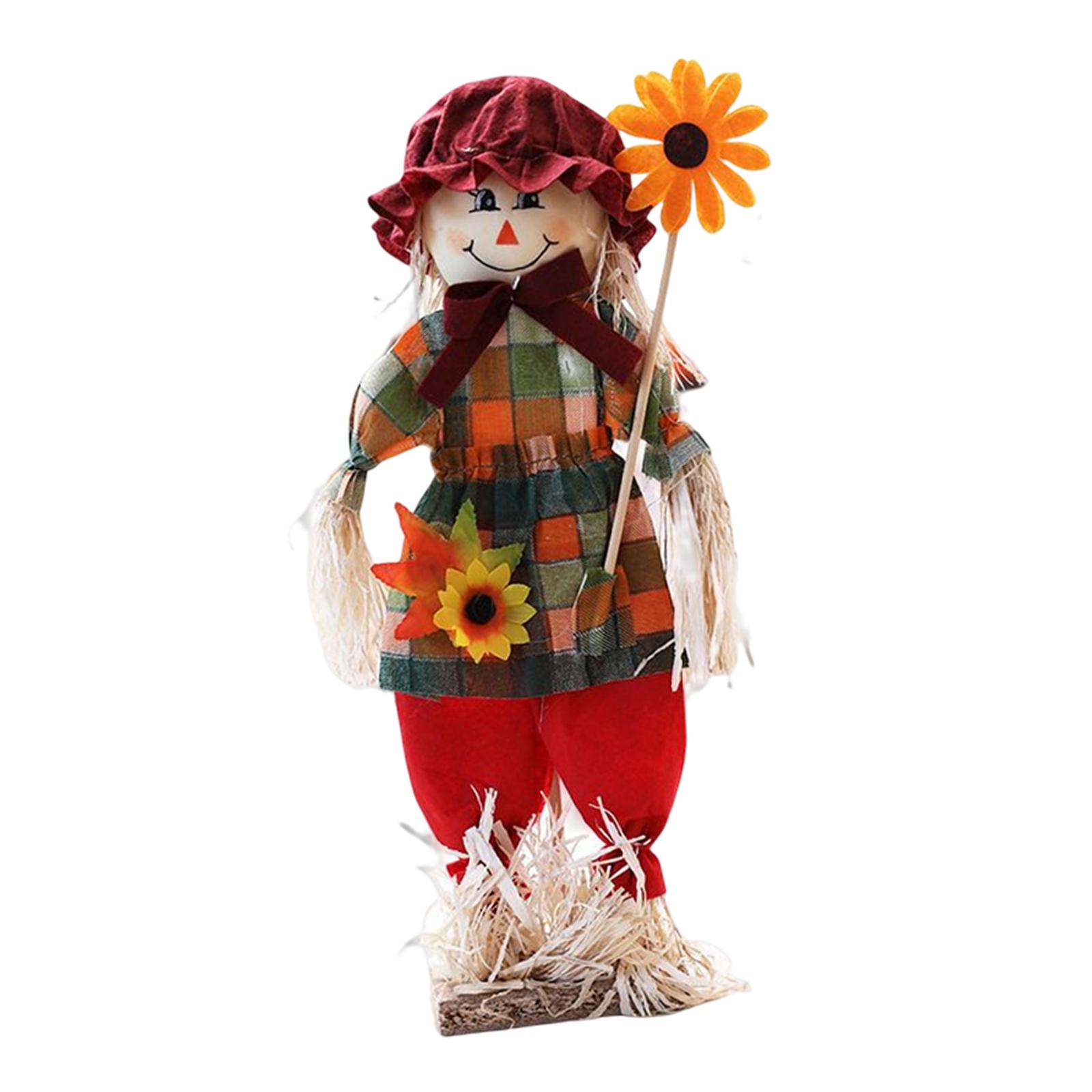Bothyi - Muñeca De Pie Portátil Exquisito Lindo Para Regalo De Escritorio Fiesta De Halloween Rojo