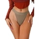 thumbnail image 1 of INSPIRE CHIC Bragas para Mujer Regreso a Clases Cintura Alta Espalda Contorneada Corte Alto Elasticidad Tangas Ropa Interior M Camel, 1 of 3