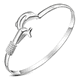 thumbnail image 1 of Pulsera plata 925 delfín mujer ajustable, 1 of 3