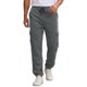 thumbnail image 1 of Pantalones de chándal forrados de vellón para hombre con múltiples bolsillos y cintura con cordón, pantalones cargo 34 gris, 1 of 6