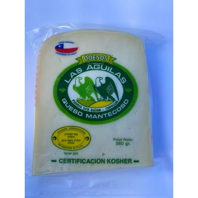Queso Mantecoso Kosher Trozo 360 G Las Aguilas