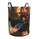 thumbnail image 2 of La Gran Aventura de Nate Cesta de lavandería de gran capacidad redonda con asa, bolsa para ropa sucia plegable, almacenamiento para dormitorio, baño y lavadero 44x35 cm, 2 of 6