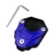 thumbnail image 1 of Almohadilla de pie de soporte lateral para motocicleta con soporte de accesorio de llave para C400GT C400 2019-2021 piezas de repuesto antideslizantes Azul, 1 of 5