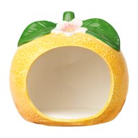 Ioensy - Ceramic Hamster House Nest Cave Linda Cabaña Para Animal Pequeño Chinchilla Hámster L