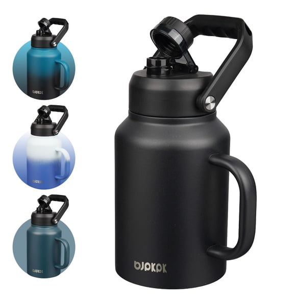 Botella De Agua 1 9 L Con Aislamiento Libre De Bpa Y Asa