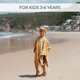 thumbnail image 4 of Toalla de playa con capucha ZICOTO para niños de 3 a 6 años, algodón de primera calidad, 4 of 7