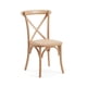 thumbnail image 1 of Silla Comedor Madera Ratán Apilable Crossback Natural, 1 of 8