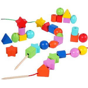 Bothyi - Juguetes De Habilidades Motoras Finas Cuerda Para Regalo De Reconocimiento De Forma Interior