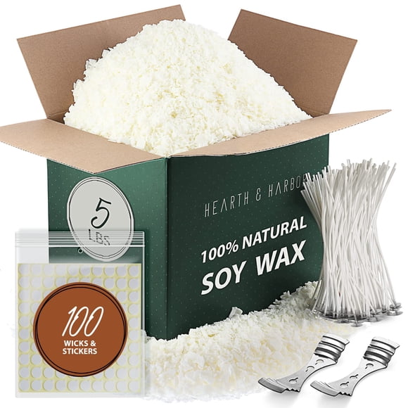 Juego De Hojuelas De Cera De Soja Para Velas De 2 5 Kg De
