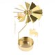thumbnail image 1 of Vela Giratoria De Decoración Navide?a Portavelas De Té Candelabro Ciervo Dorado, 1 of 5