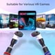 thumbnail image 3 of VR Handle Attachments For Meta Quest 3S/Quest 3 - Extended Grip Arms For Enhanced Play, 3-In-1 Game Handle For Beat Saber, Golf Club, Baseball Compatible With Oculus Quest 3/3S Accessories-Negro, 3 of 8