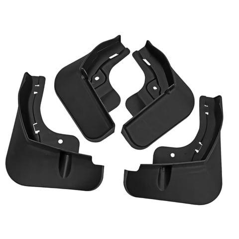 Magideal - 4 Uds Guardabarros Neumáticos Protectores Contra Salpicaduras Para Atto 3 Con Tornillos Material Flexible Accesorios Exteriores Negros Protección Dela