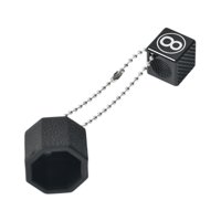 Magideal - Titular De Tiza De Billar Cue Titular De La Tiza De Billar Caso De Transporte De Accesorios Caso Práctico De Herramientas Caso De Billar Titular Octagonal