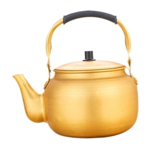 Magideal - Hervidor De Agua De Aluminio Para Hervir Agua, Olla Coreana Para Vino Y Arroz, Teteras De Té Portátiles Ligeras, Tetera Para Cocina, Leche De Picnic P 6L