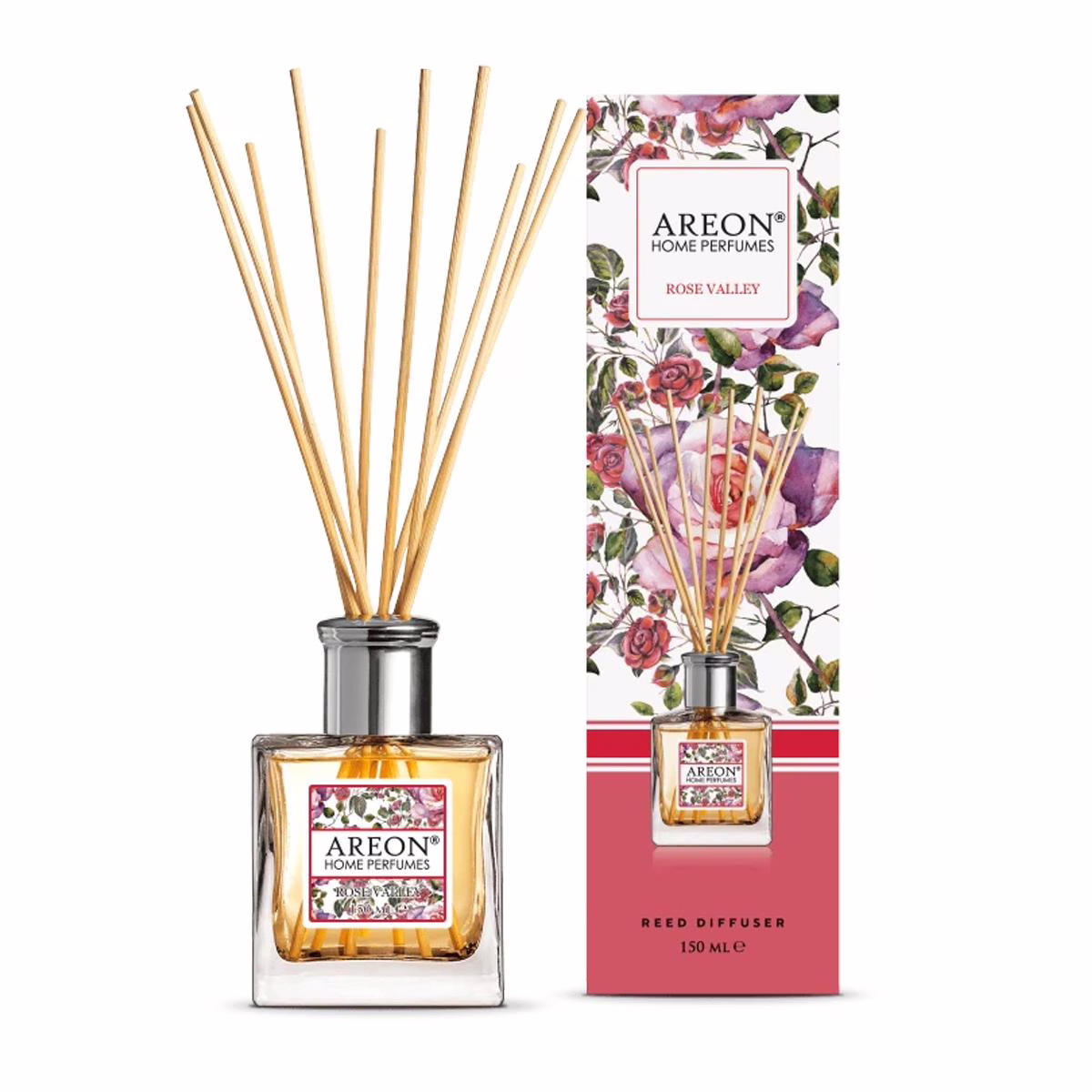 thumbnail image 1 of Areon Home Botanic Perfume 150ml Rosa Valley, 1 of 2